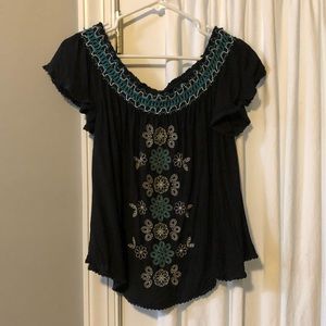 Xhilaration off the shoulder top